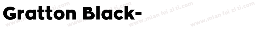 Gratton Black字体转换